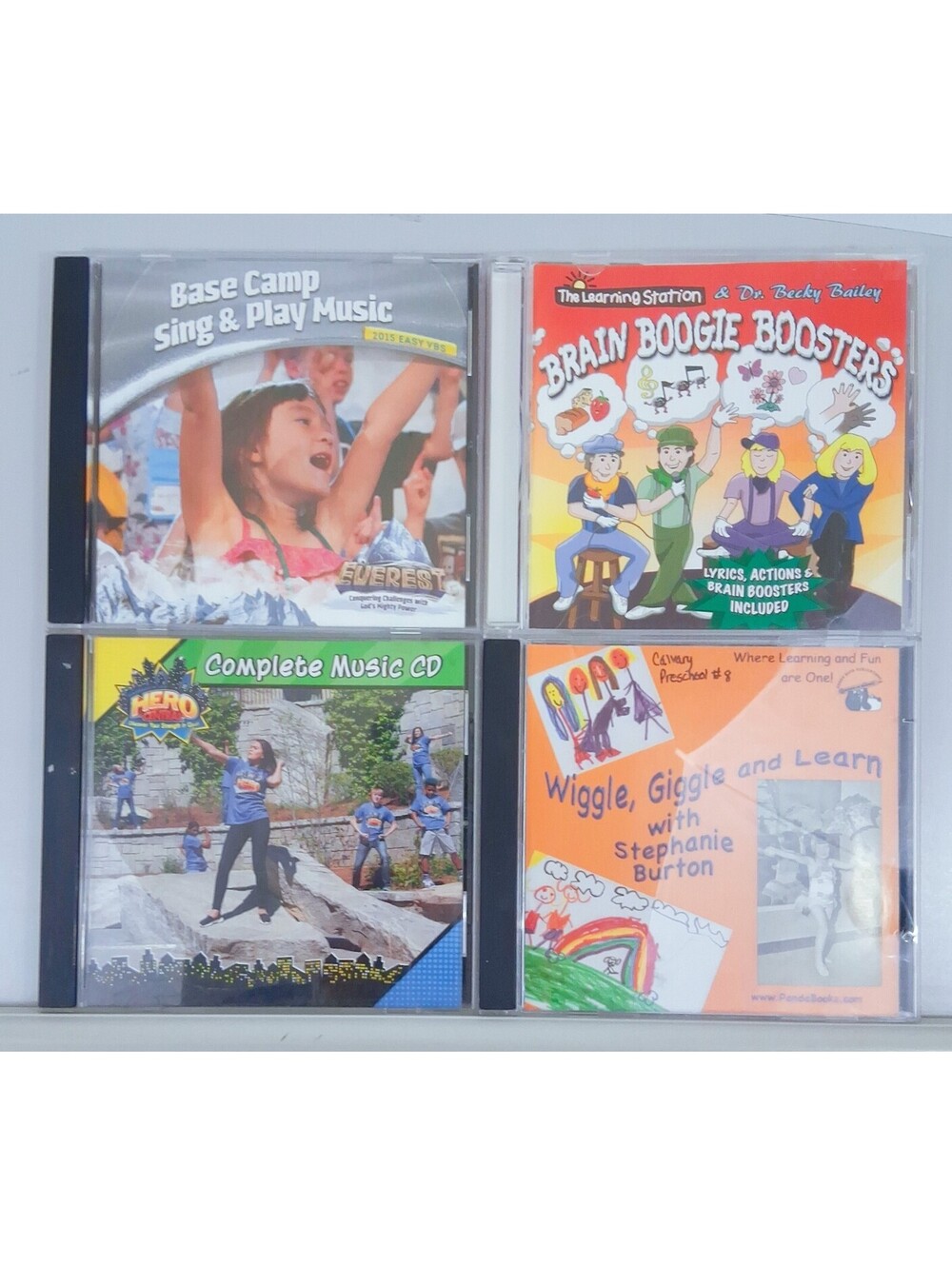 Children CHRISTIAN Sing DANCE Learning Music Lot of 4 CD